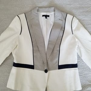 Ann Taylor Blazer with ribbon detail